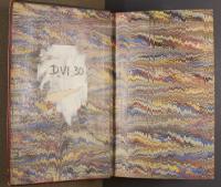 Nonpareil trough-marbled paper, front endleaf (D.1.1)