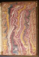 Wide Comb Drawn trough-marbled paper, right endleaf (C.9.9)