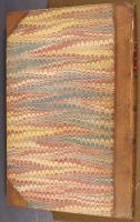 Wide Comb trough-marbled paper, right cover (B.11.16)