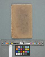 Purple pulp-coloured paper, full cover, right side