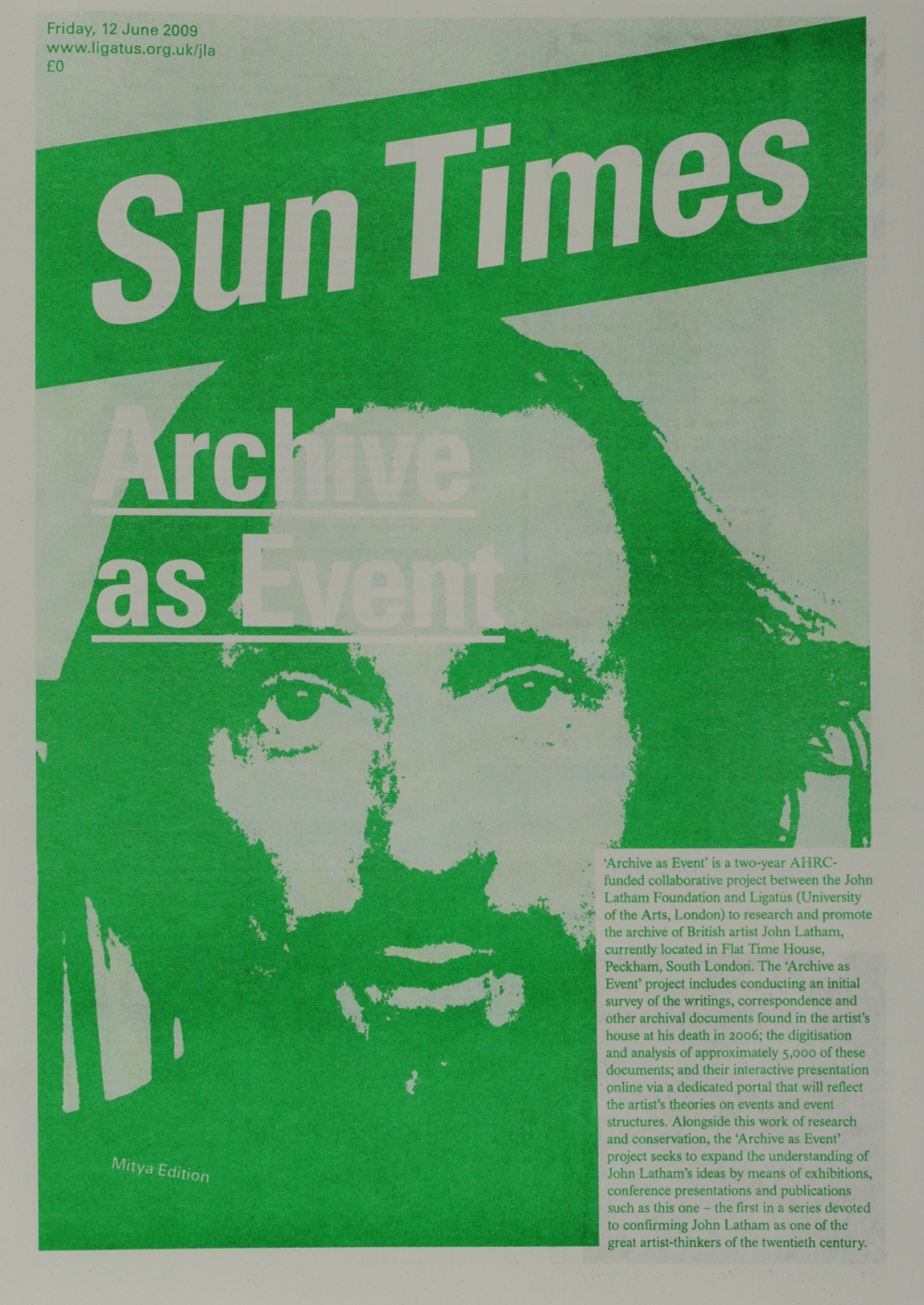 Cover of the Sun Times
