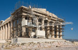 Restoration work at the western facade of the Parthenon, Acropolis, Athens, Greece; by Jebulon; https://commons.wikimedia.org/wiki/File:Restoration_work_Parthenon_facade_Acropolis_Athens_Greece.jpg