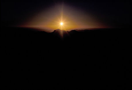 Sunrise from Moses mountain