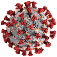 Illustration of CIVOD-19 virus