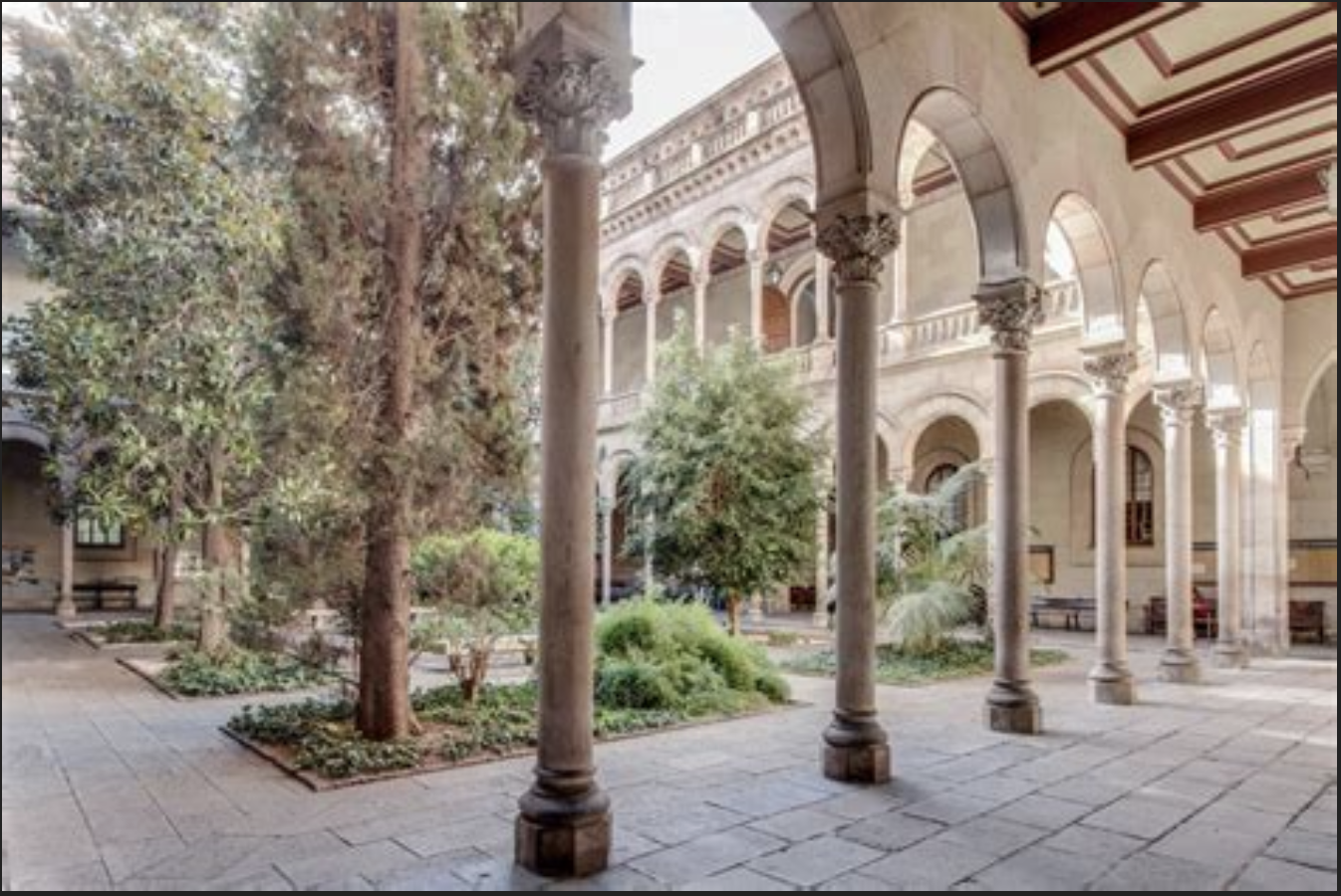 University of Barcelone courtyard